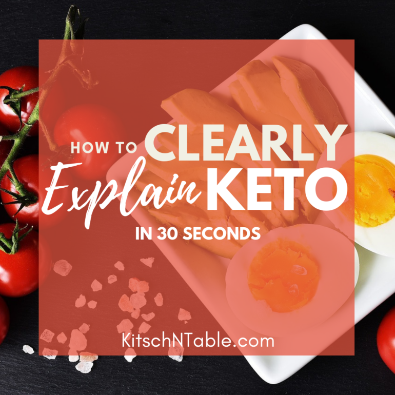 How to Clearly Explain Keto in 30 Seconds!