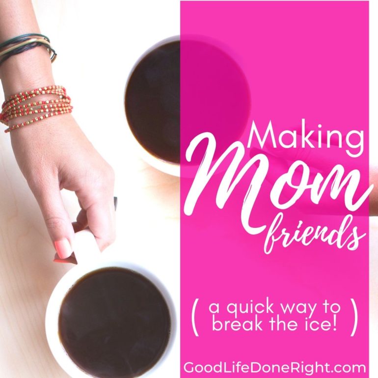 Making Mom Friends: Mom Business Cards | GoodLifeDoneRight.com